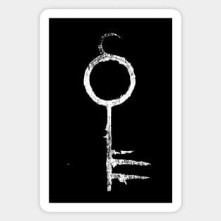 The Infernal Key (white) Magnet